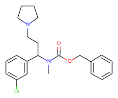 1-Pyrrolidin-3-(3'-chlorophenyl)-3-(N-Cbz-N-methyl)amino-propane
