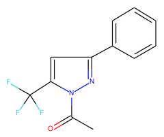 1-Acetyl-5(3)-phenyl-3(5)-trifluoromethylpyrazole