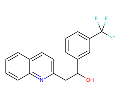 2-Quinolin-2-yl-1-(3-trifluoromethylphenyl)ethanol