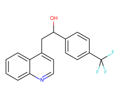 2-Quinolin-4-yl-1-(4-trifluoromethylphenyl)ethanol