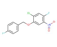 1-Chloro-5-fluoro-2-[(4-fluorobenzyl)oxy]-4-nitrobenzene