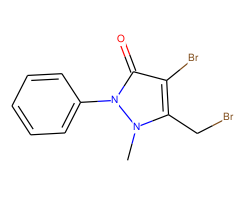 4-Bromo-3-bromomethylene-2-methyl-1-phenyl-pyrazolin-5-one