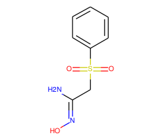 (Benzenesulfonyl)acetamide oxime