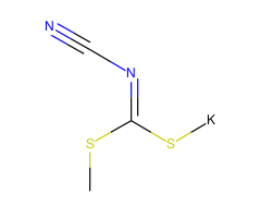 Cyanimidodithiocarbonic acid S-methyl ester S-potassium salt
