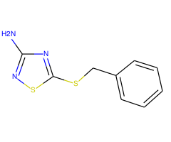 3-Amino-5-benzylthio-1,2,4-thiadiazole