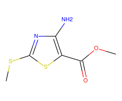 4-Amino-2-methylthio-5-thiazole carboxylic acid methyl ester