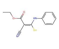 3-Anilino-2-cyano-3-mercaptoacrylic acid ethylester