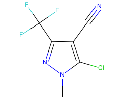 5-Chloro-1-methyl-3-(trifluoromethyl)-1H-pyrazole-4-carbonitrile