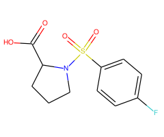 1-[(4-Fluorophenyl)sulfonyl]-2-pyrrolidinecarboxylic acid