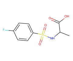 2-{[(4-Fluorophenyl)sulfonyl]amino}propanoic acid