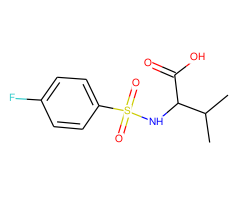 2-{[(4-Fluorophenyl)sulfonyl]amino}-3-methylbutanoic acid
