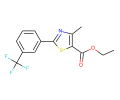 Ethyl 4-methyl-2-[3-(trifluoromethyl)phenyl]-1,3-thiazole-5-carboxylate