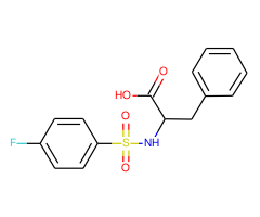 2-{[(4-Fluorophenyl)sulfonyl]amino}-3-phenylpropanoic acid