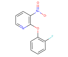 2-(2-Fluorophenoxy)-3-nitropyridine