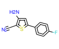 3-Amino-2-cyano-5-(4-fluorophenyl)thiophene