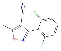 3-(2-Chloro-6-fluorophenyl)-5-methylisoxazole-4-carbonitrile
