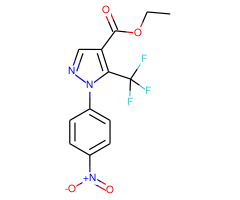 Ethyl 2-(4-nitrophenyl)-3-(trifluoromethyl)-pyrazole-4-carboxylate