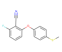2-Fluoro-6-[4-(methylthio)phenoxy]benzonitrile