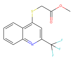 Methyl 2-[2-(trifluoromethyl)quinolin-4-ylthio]-acetate