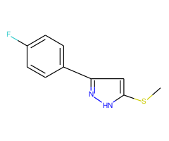 3-(4-Fluorophenyl)-5-(methylthio)pyrazole