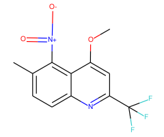 4-Methoxy-6-methyl-5-nitro-2-(trifluoromethyl)-quinoline