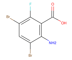 2-Amino-3,5-dibromo-6-fluorobenzoic acid
