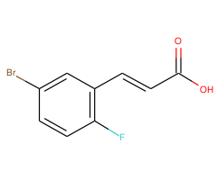 5-Bromo-2-fluorocinnamic acid