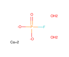 Calcium monofluorophosphate, dihydrate