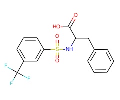 3-Phenyl-2-({[3-(trifluoromethyl)phenyl]sulfonyl}amino)propanoic acid