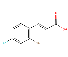 2-Bromo-4-fluorocinnamic acid