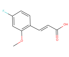 4-Fluoro-2-methoxycinnamic acid