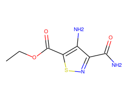 ethyl 4-amino-3-(aminocarbonyl)isothiazole-5-carboxylate