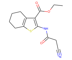 ethyl 2-[(cyanoacetyl)amino]-4,5,6,7-tetrahydro-1-benzothiophene-3-carboxylate