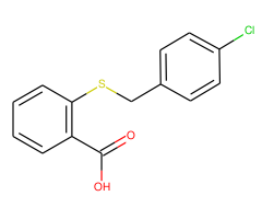 2-[(4-chlorobenzyl)thio]benzoic acid