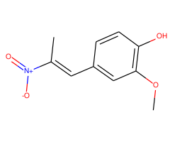 2-methoxy-4-[(1Z)-2-nitroprop-1-en-1-yl]phenol