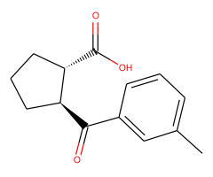 trans-2-(3-Methylbenzoyl)cyclopentane-1-carboxylic acid