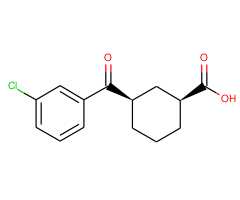 cis-3-(3-Chlorobenzoyl)cyclohexane-1-carboxylic acid