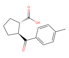 trans-2-(4-methylbenzoyl)cyclopentane-1-carboxylic acid