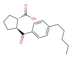 trans-2-(4-n-pentylbenzoyl)cyclopentane-1-carboxylic acid