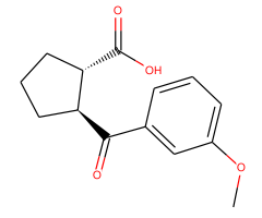 trans-2-(3-methoxybenzoyl)cyclopentane-1-carboxylic acid