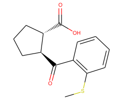 trans-2-(2-Thiomethylbenzoyl)cyclopentane-1-carboxylic acid