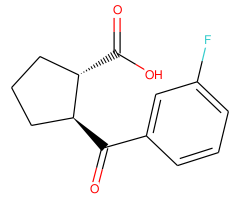 trans-2-(3-fluorobenzoyl)cyclopentane-1-carboxylic acid