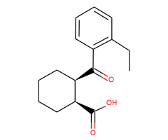 cis-2-(2-ethylbenzoyl)cyclohexane-1-carboxylic acid