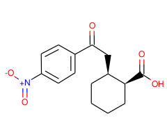 cis-2-[2-oxo-2-(4-nitrophenyl)ethyl]cyclohexane-1-carboxylic acid