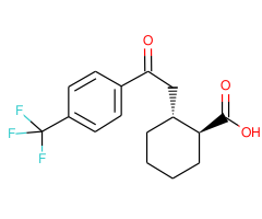 trans-2-[2-oxo-2-(4-trifluoromethylphenyl)ethyl]cyclohexane-1-carboxylic acid