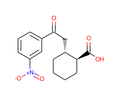 trans-2-[2-oxo-2-(3-nitrophenyl)ethyl]cyclohexane-1-carboxylic acid