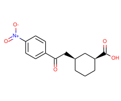 cis-3-[2-oxo-2-(4-nitrophenyl)ethyl]cyclohexane-1-carboxylic acid