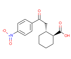 trans-2-[2-oxo-2-(4-nitrophenyl)ethyl]cyclohexane-1-carboxylic acid