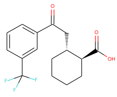 trans-2-[2-Oxo-2-(3-trifluoromethylphenyl)ethyl]cyclohexane-1-carboxylic acid