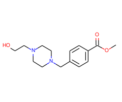 4-[4-(2-hydroxy-ethyl)-piperazin-1-ylmethyl]-benzoic acid methyl ester